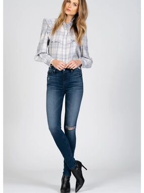 BLACK ORCHID DENIM Gisele high rise skinny jeans Bad Romance -28-NWT!